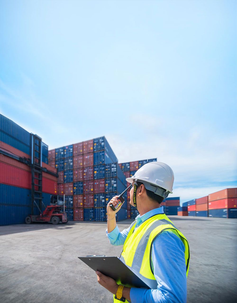 Warehousing background